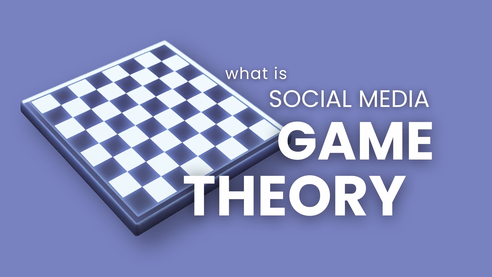 What Is Social Media Game Theory?
